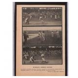 1909 Reach World Series Photo Page Cobb/wagner