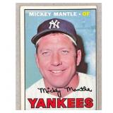 1967 Topps Crease Free Mickey Mantle