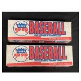(2) 1990 Fleer Baseball Factory Sets