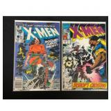 (10) X Men Items With 8 Comics Books/games