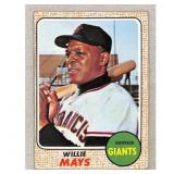 1968 Topps Crease Free Willie Mays