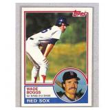 1983 Topps Wade Boggs Rookie Nice Shape