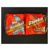 (16) 1993 Topps Baseball Cello Unopened Jumbo Pack