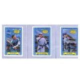 (3) 1972 Xographs Baseball Hof Cards