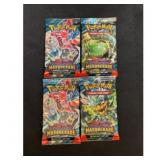 (4) Pokemon Twilight Masquerade Unopened Packs