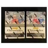 (2) Sealed 2022 Chronicles Football Blasters