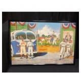 Ron Lewis Negro League Signed Print