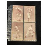 (20) Low Grade 1947-66 Baseball Exhibit Cards