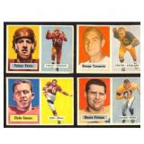 (4) 1957 Topps Football Cards