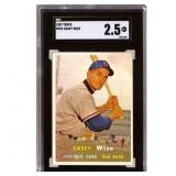 1957 Topps Casey Wise Sgc 2.5