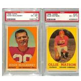 (2) Psa 6 1958 Topps Football Cards