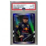 (2) 2021 Topps Chrome Refractor Max Verstappen