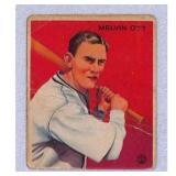 1933 Goudy Gum Mel Ott Crease