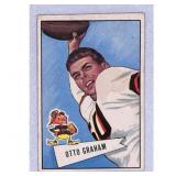 1951 Bowman Otto Graham Nice Condition No Creases