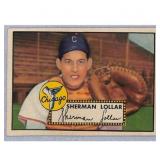 1952 Topps Baseball Sherman Lollar Crease Free