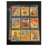 (17) 1933 Goudey Skybirds Crease Free Card Lot