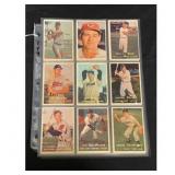 47 1957 Topps Baseball Crease Free Card Collection