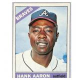 1966 Topps Hank Aaron Crease Free Nice Condition