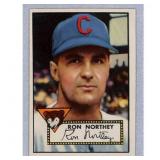 1952 Topps Baseball Ron Northey Crease Free