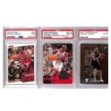 (3) Psa 9 Graded Michael Jordan Cards