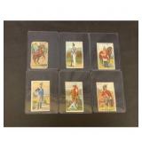 (9) Recruit Cigarettes Military Cards