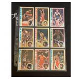 (9) Vintage Basketball Stars