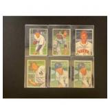 (6) 1952 Bowman Red Sox Cards