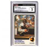 1973 Topps Thurman Munson Cgc 5