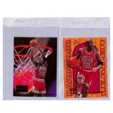 (2) 1990s Michael Jordan Inserts