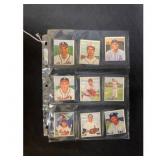 (9) 1950 Bowman Baseball Cards