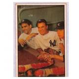 1953 Bowman Color Berra/bauer/mantle Nice Shape