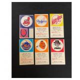 1968 Fleer Tallboy Team Cards Near Set 15/19