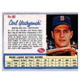 1962 Post Ceral Carl Yastrzemski