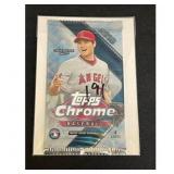 2018 Topps Chrome Baseball Unopened Wax Pack