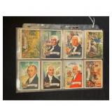 1956 Topps Us Presidents Complete Set 1-36