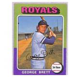 1975 Topps Crease Free George Brett Rookie