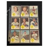 (9) 1963 Fleer Baseball Cards