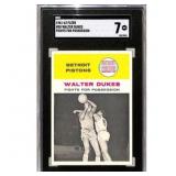 1961 Fleer Walter Dukes Sgc 7