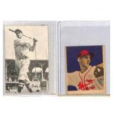 (2) Vintage Cards Bobby Doerr Bond Bread