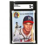 1954 Topps Eddie Mathews Sgc 5