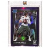 2021 Optic Zach Wilson Rookie Purple 36/50