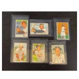 (10) 1951/1952 Bowman Baseball Cards Low-mid Grade