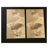 (10) Mickey Mantle Reprint Exhibit Cards