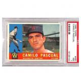 1960 Topps Camilo Pascual Psa 7