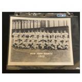 1953 Ny Giants Baseball Team Photo 8x10