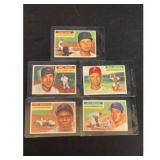 (9) 1956 Topps Baseball Nice Shape