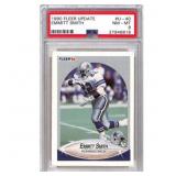 1990 Fleer Update Emmitt Smith Rookie Psa 8