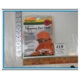 NEW-REMINGTON BLAZE ORANGE NEOPRENE FACE MASK