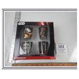 STAR WARS CLASSWARE SET-4 SHOT GLASSES