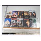 10-ASSORTED DVDS IN CASES